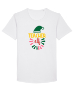 Teacher Elf Tricou mânecă scurtă guler larg Bărbat Skater