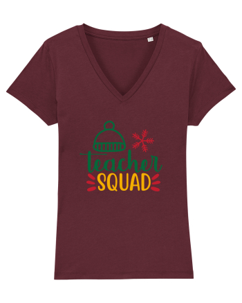 Teacher Squad Burgundy