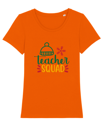 Teacher Squad Bright Orange