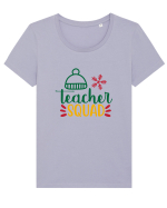 Teacher Squad Tricou mânecă scurtă guler larg fitted Damă Expresser