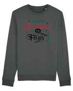 The Joy of Christmas is Family Bluză mânecă lungă Unisex Rise