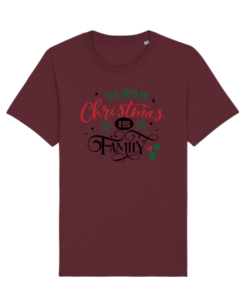 The Joy of Christmas is Family Burgundy