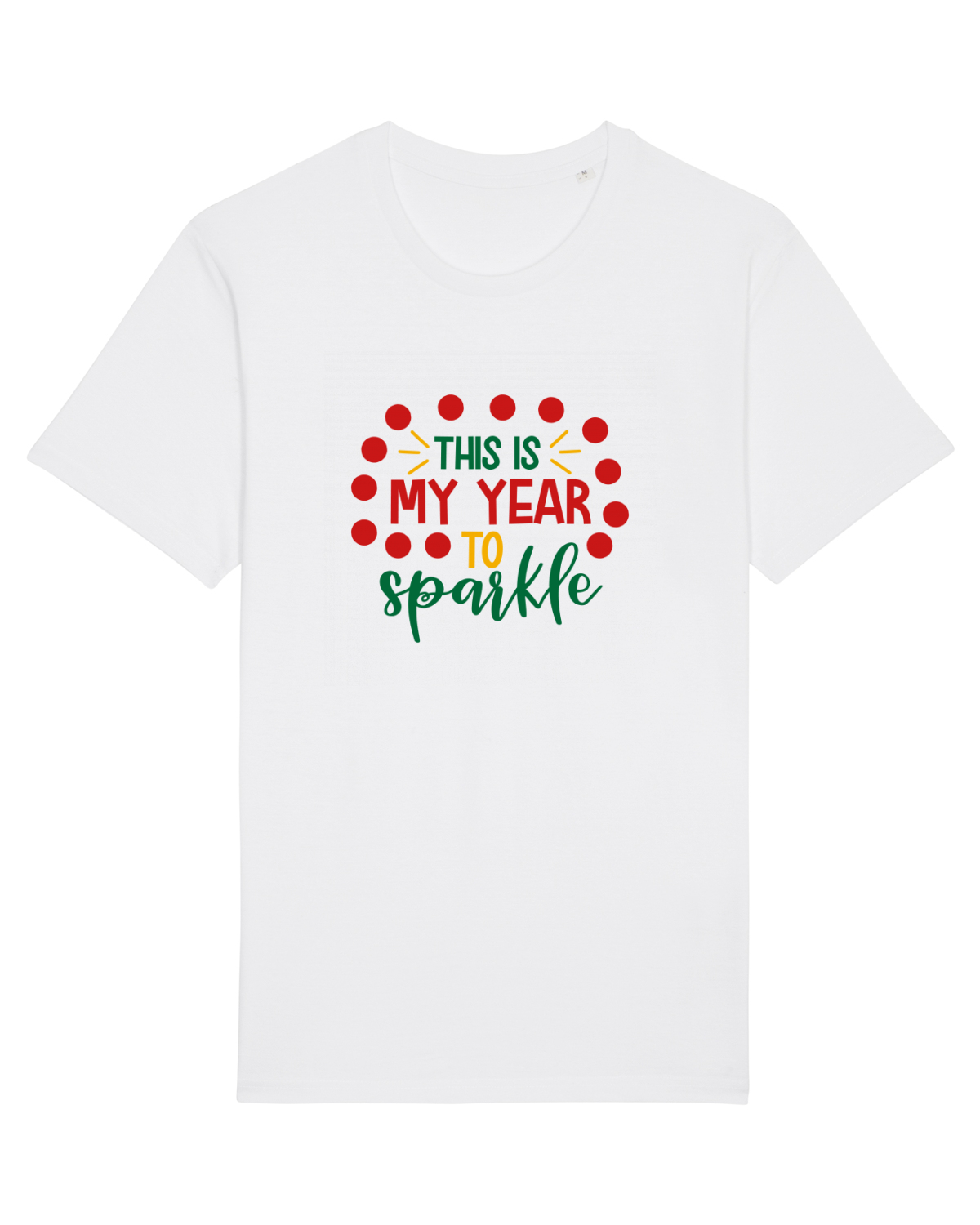Tricou mânecă scurtă Unisex Rocker White