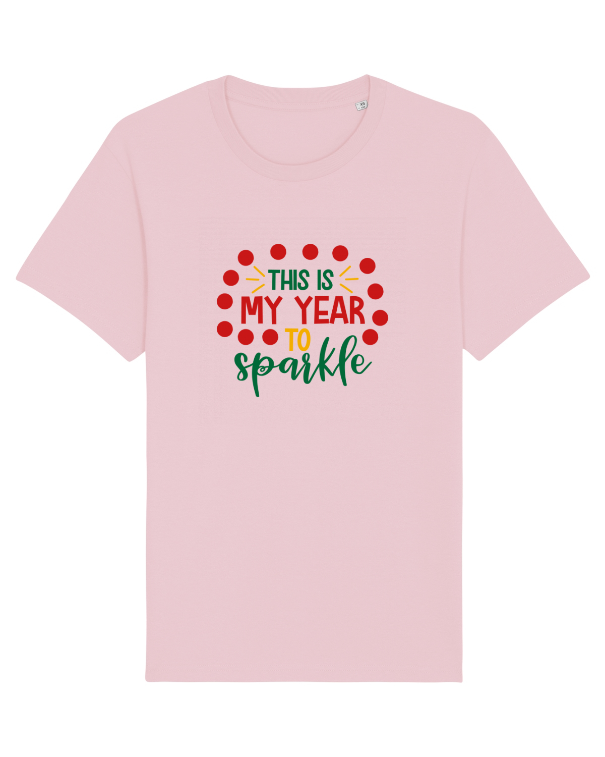 Tricou mânecă scurtă Unisex Rocker Cotton Pink