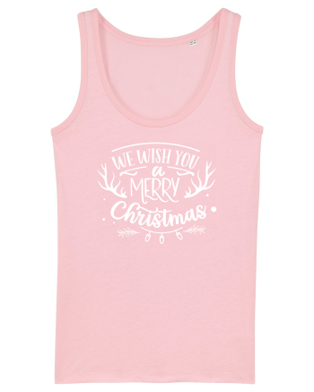 We Wish you a Merry Xmas Cotton Pink