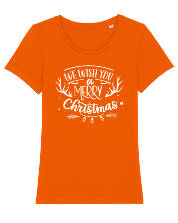 We Wish you a Merry Xmas Bright Orange