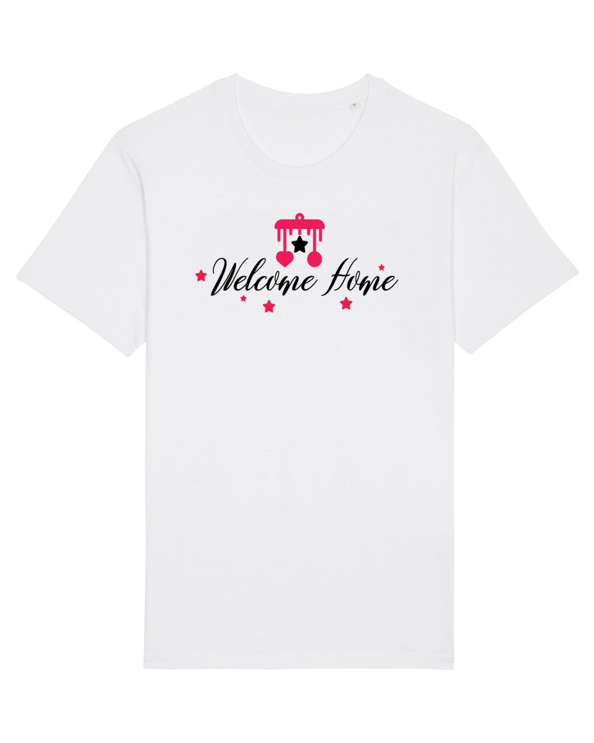 Tricou mânecă scurtă Unisex Rocker White