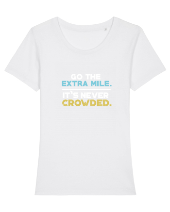 Go the extra mile White