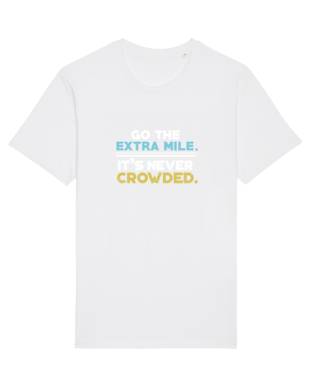 Go the extra mile White