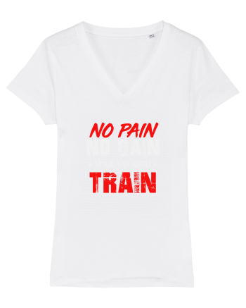 No pain no gain White