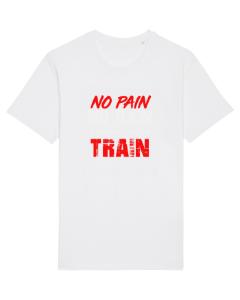 No pain no gain White