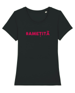 Ametita Tricou mânecă scurtă guler larg fitted Damă Expresser