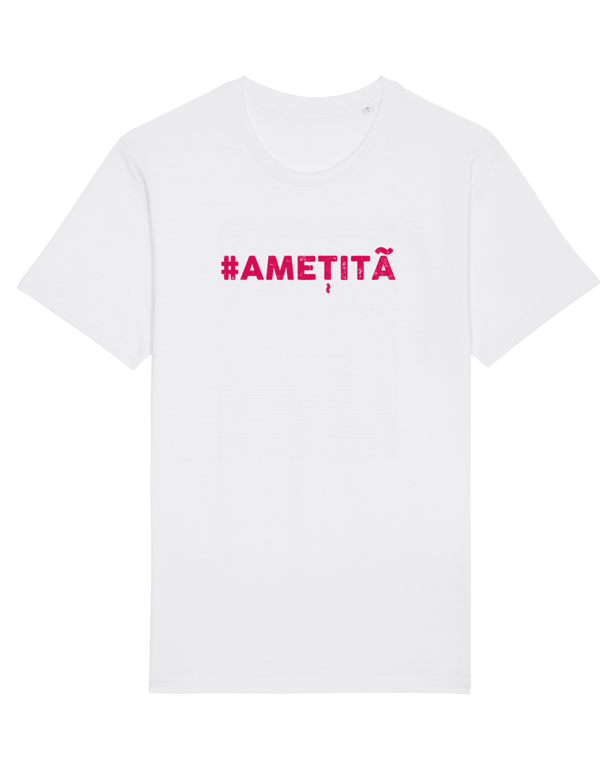 Tricou mânecă scurtă Unisex Rocker White