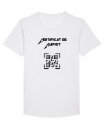 Certificat de Mafiot Tricou mânecă scurtă guler larg Bărbat Skater