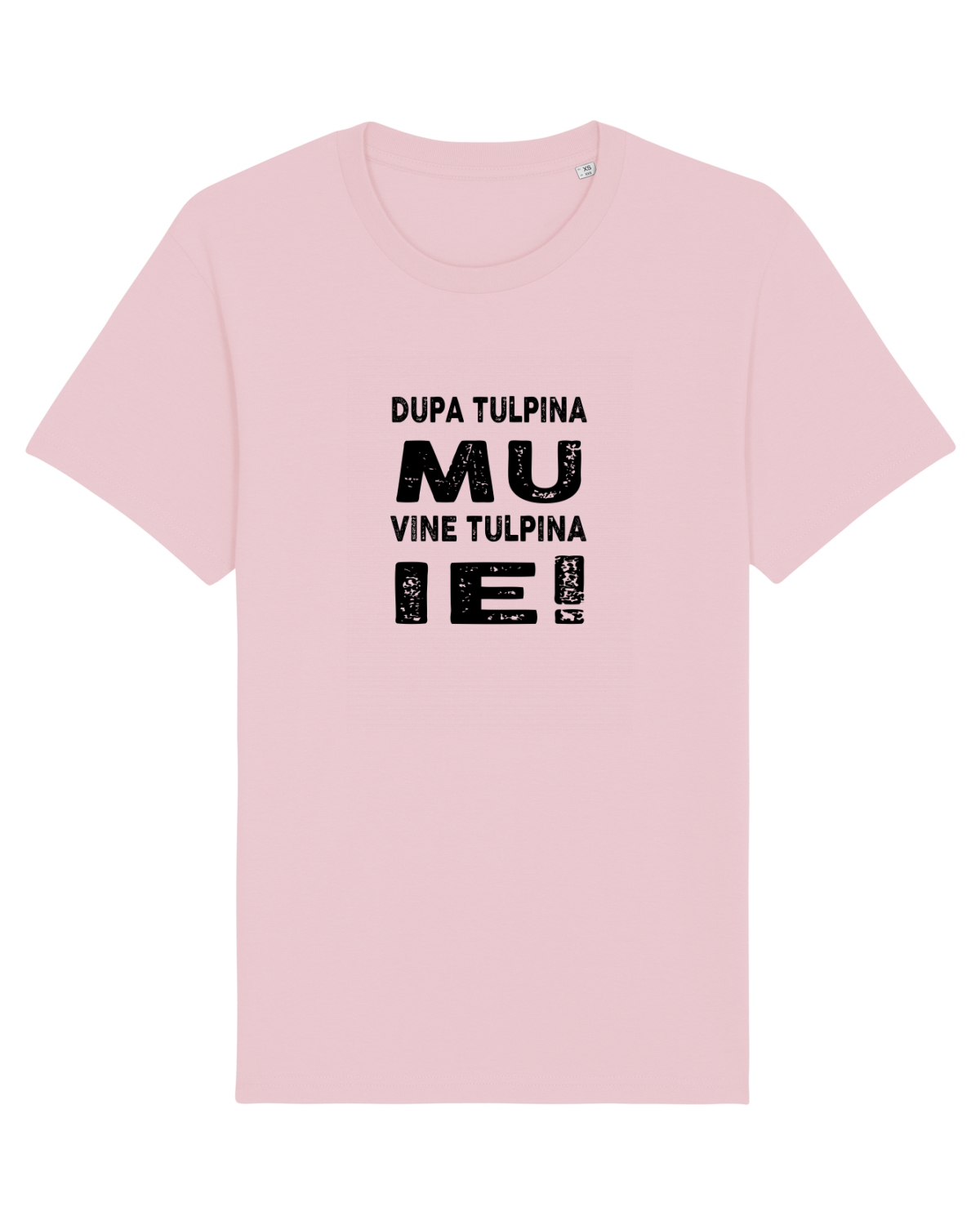 Tricou mânecă scurtă Unisex Rocker Cotton Pink