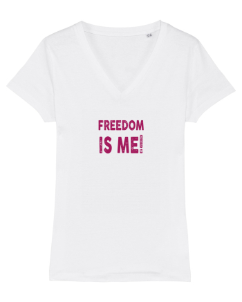 Freedom is Me White