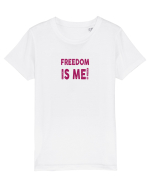 Freedom is Me Tricou mânecă scurtă  Copii Mini Creator