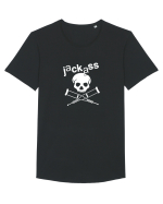 Jackass Tricou mânecă scurtă guler larg Bărbat Skater
