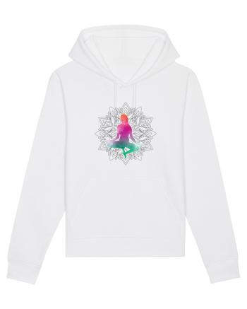 Yoga Lotus Colorat White