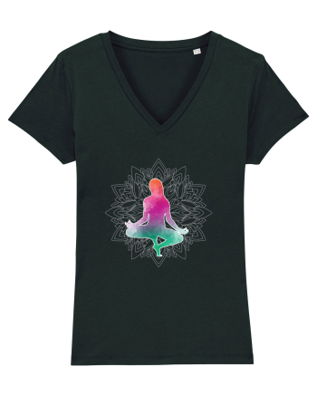 Yoga Lotus Colorat Black