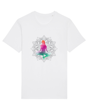 Yoga Lotus Colorat White