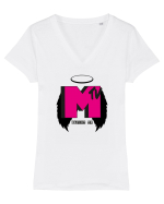 Mafiot TV Tricou mânecă scurtă guler V Damă Evoker