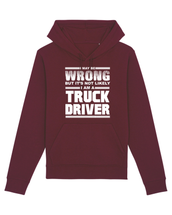 TRUCK DRIVER Burgundy