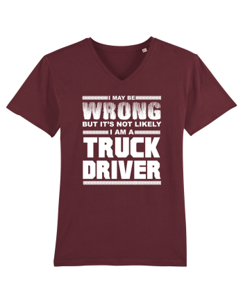 TRUCK DRIVER Burgundy