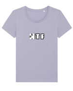 WTF Tricou mânecă scurtă guler larg fitted Damă Expresser