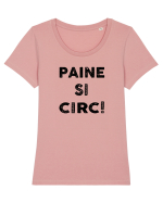 Paine si Circ Tricou mânecă scurtă guler larg fitted Damă Expresser