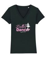 Ballet dancer Tricou mânecă scurtă guler V Damă Evoker