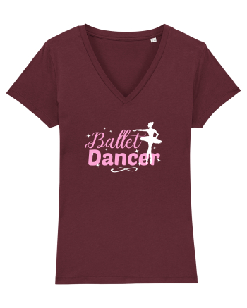 Ballet dancer Burgundy