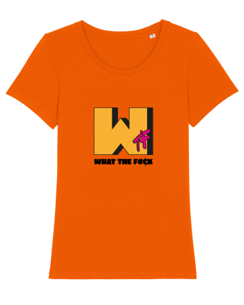What The F Bright Orange