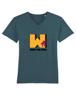 What The F Tricou mânecă scurtă guler V Bărbat Presenter