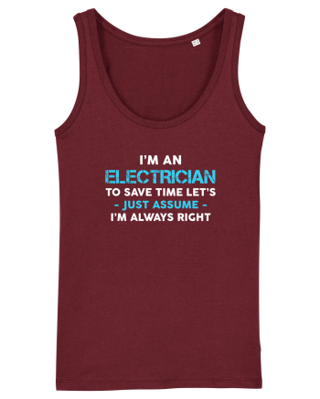 ELECTRICIAN Burgundy