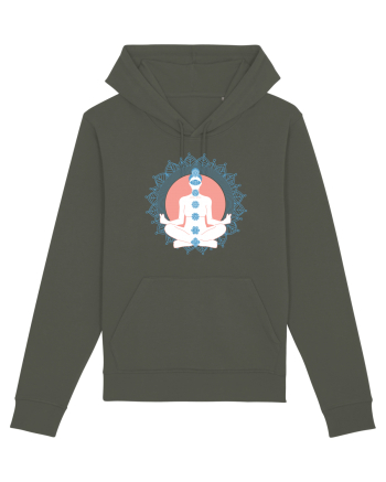 Yoga Lotus Albastru Chakra Khaki