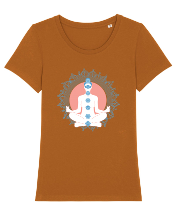 Yoga Lotus Albastru Chakra Roasted Orange
