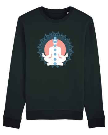 Yoga Lotus Albastru Chakra Black