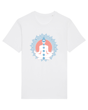 Yoga Lotus Albastru Chakra White