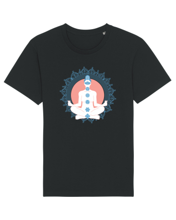 Yoga Lotus Albastru Chakra Black