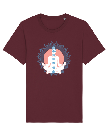 Yoga Lotus Albastru Chakra Burgundy