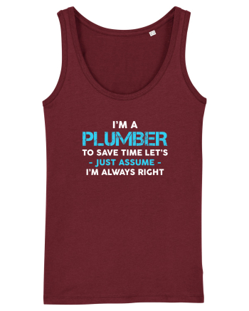 PLUMBER Burgundy