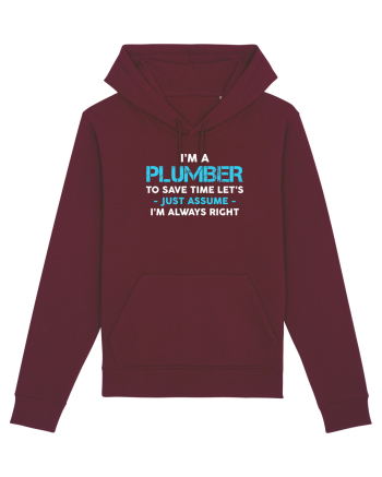 PLUMBER Burgundy