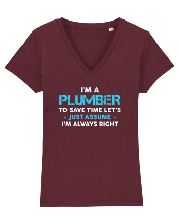 PLUMBER Burgundy