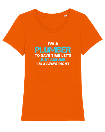 PLUMBER Bright Orange