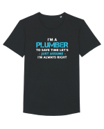 PLUMBER Tricou mânecă scurtă guler larg Bărbat Skater