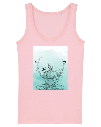 Yoga Lotus Abstract Cotton Pink
