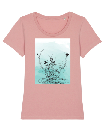 Yoga Lotus Abstract Canyon Pink