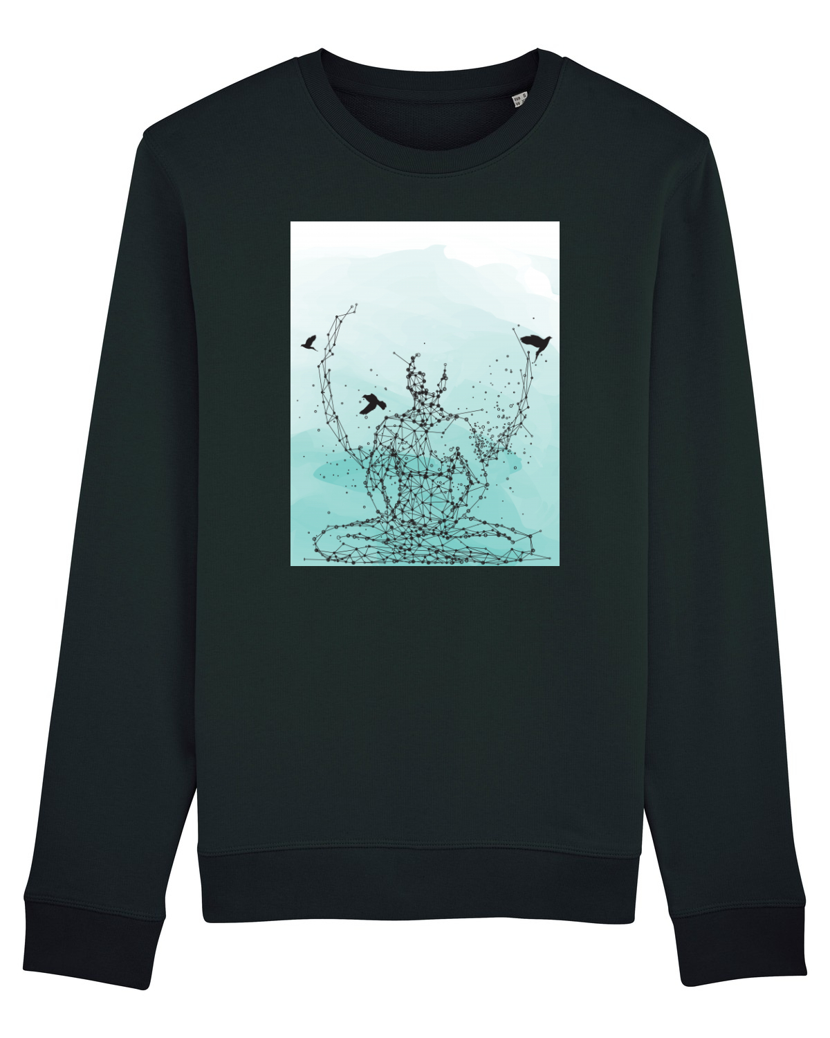 Bluză mânecă lungă Unisex Rise Black