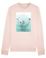 Yoga Lotus Abstract Bluză mânecă lungă Unisex Rise